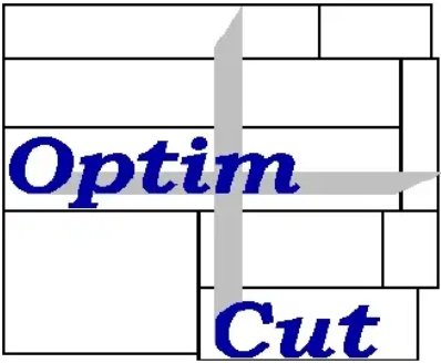 Sigla veche OptimCut din anii 2000, program de debitare PAL pentru Windows